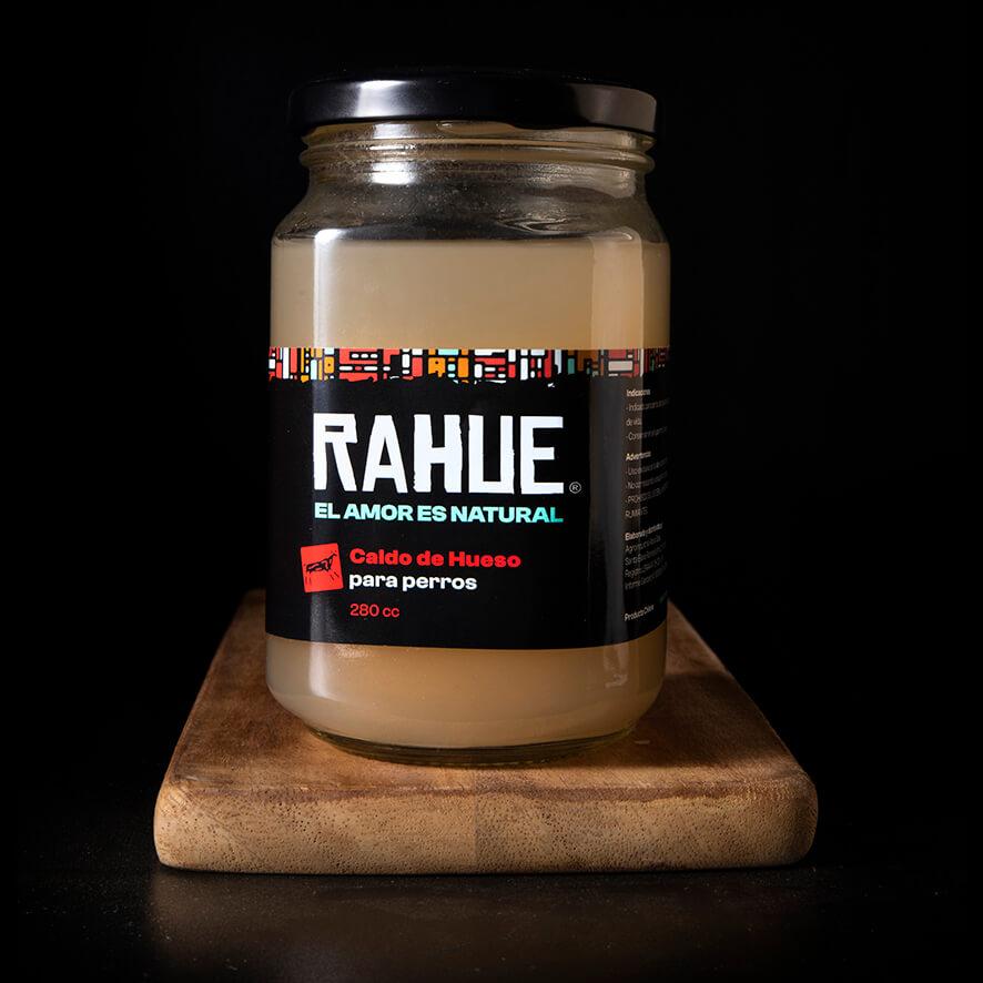 Rahue Caldo de Hueso 280cc fondo negro