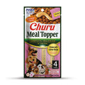 Envase INABA Churu para perros sabor pollo con salmón, pack de 4 tubos